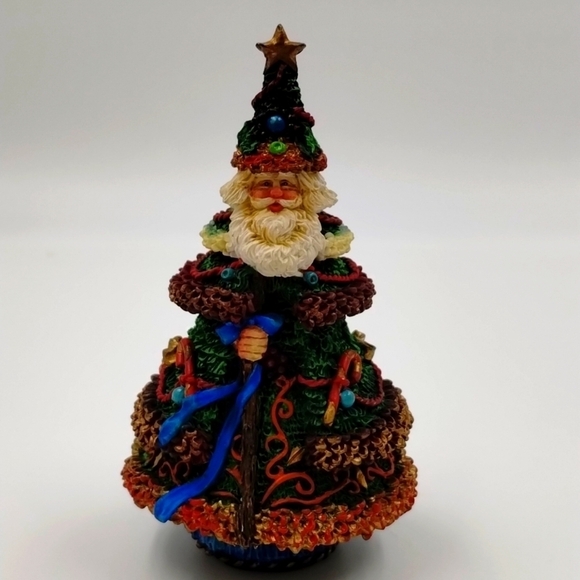 Crinkle Clause by possible Dreams, Ltd Christmas Tree Santa 1996 5 1/2" - Picture 1 of 9